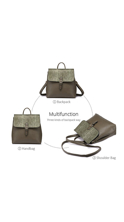 Bolso Backpack Verde