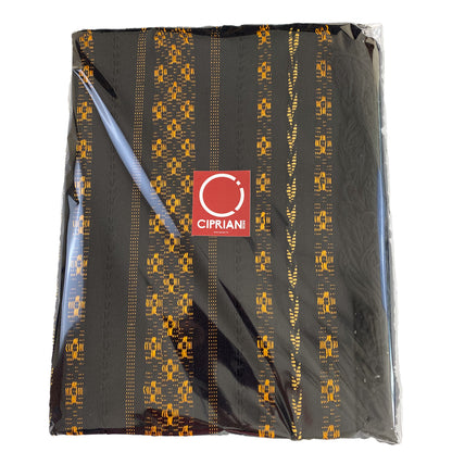 Rebozo Fino Artesanal Mexicano, Negro con diferentes colores bordados. Hechos en Telar