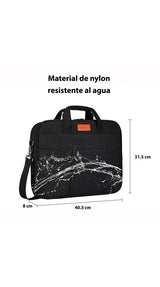 Maletín portafolio impermeable 15.6