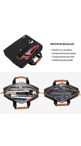 Maletín portafolio impermeable 17.3