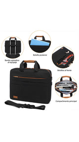 Maletín portafolio impermeable 17.3