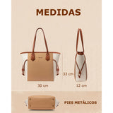 Bolso Tote Cuero Vegano