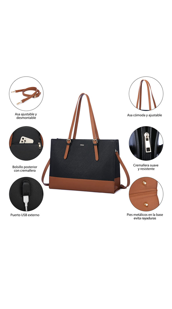 Bolso Maletín 15" con Cargador