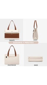 Bolso Laptop Bicolor