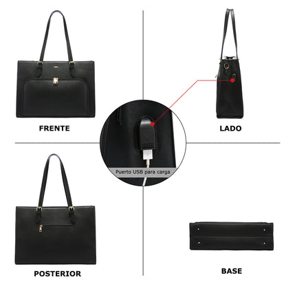Bolsa Tote Laptop con Cargador