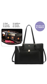 Bolsa Tote Laptop con Cargador