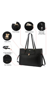 Bolsa Tote Laptop con Cargador