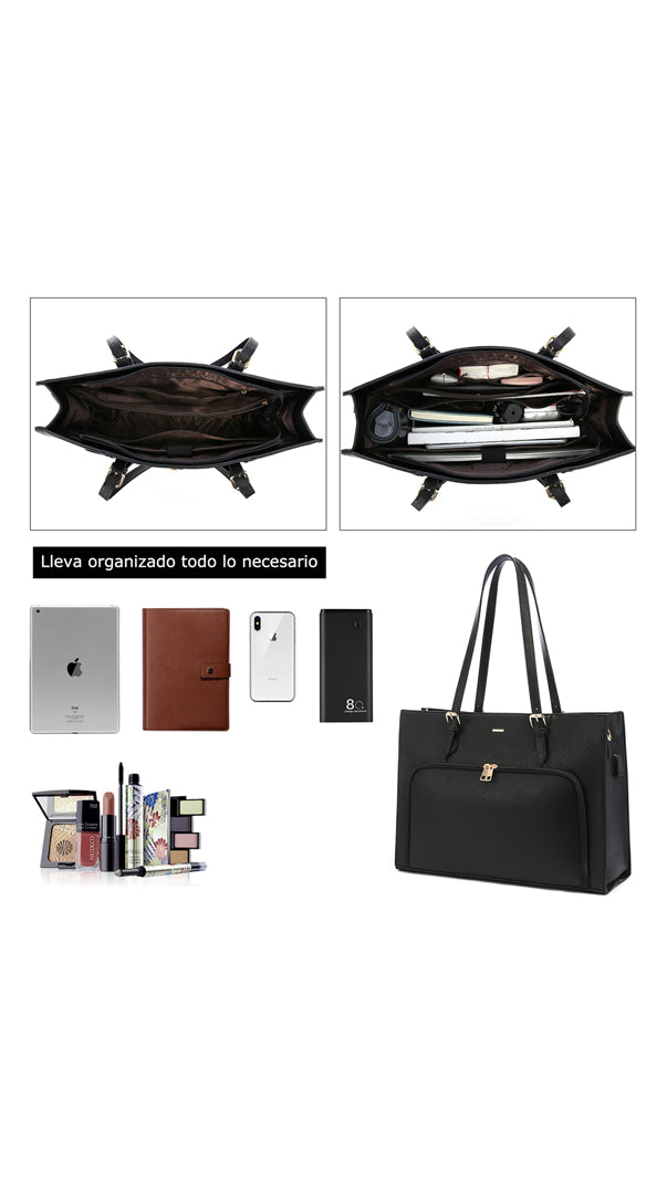 Bolsa Tote Laptop con Cargador