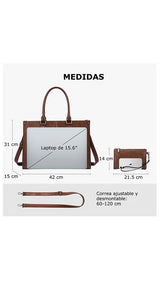 Bolso Maletín Acolchonado 15.6