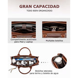 Bolso Maletín de cuero trenzado