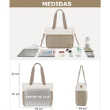 Bolso Maletín de Gran Capacidad ideal laptop