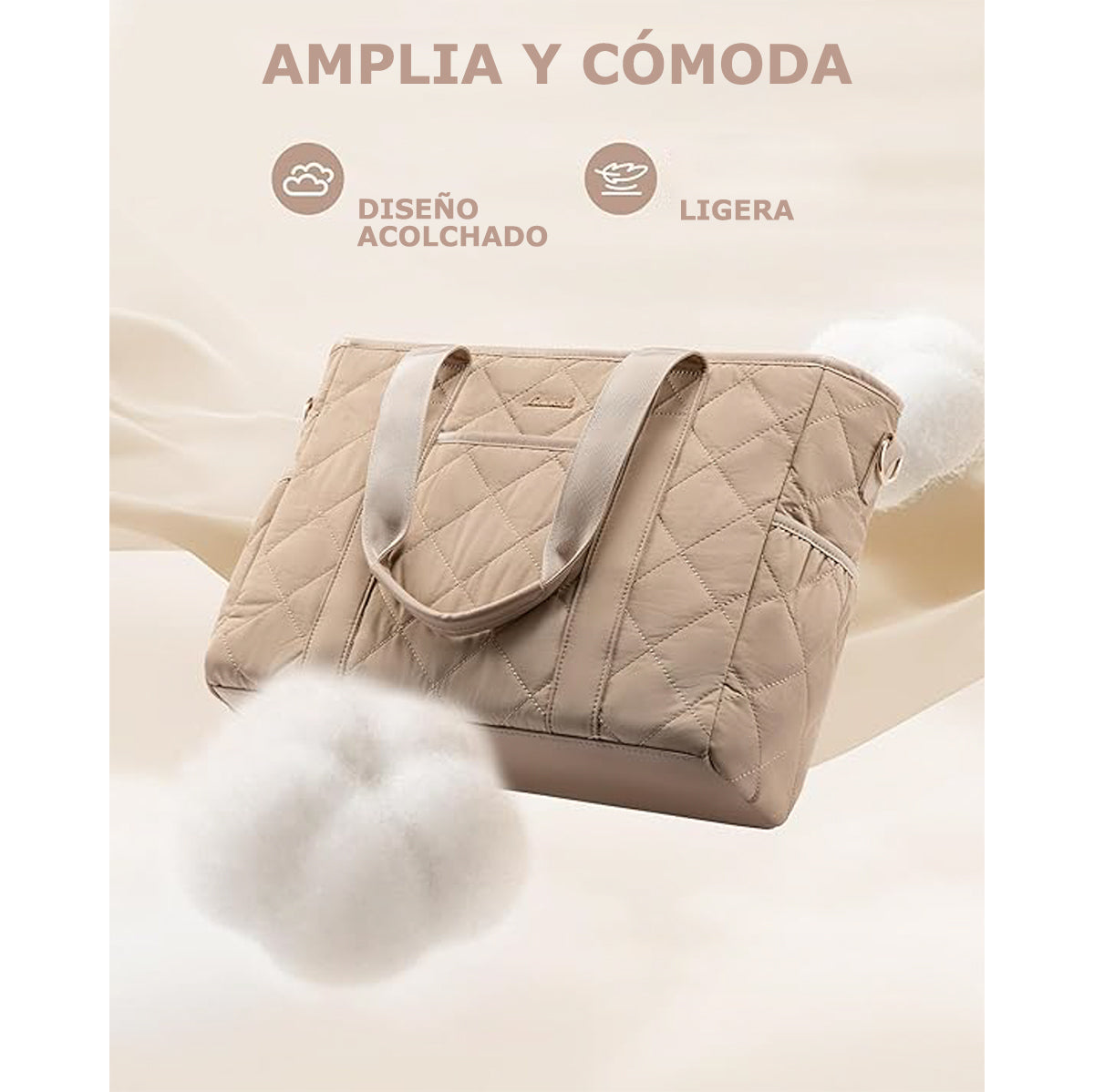 Bolsa Laptop Mujer diseño Diamantes Ligera y Elegante