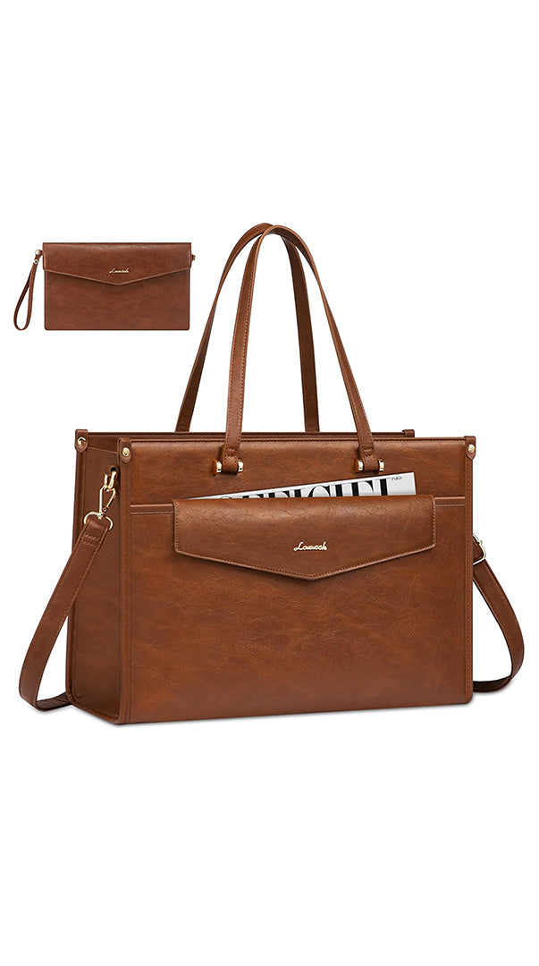 Bolso Maletín Cuero 15.6"
