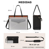 Bolso Maletín Cuero 15.6