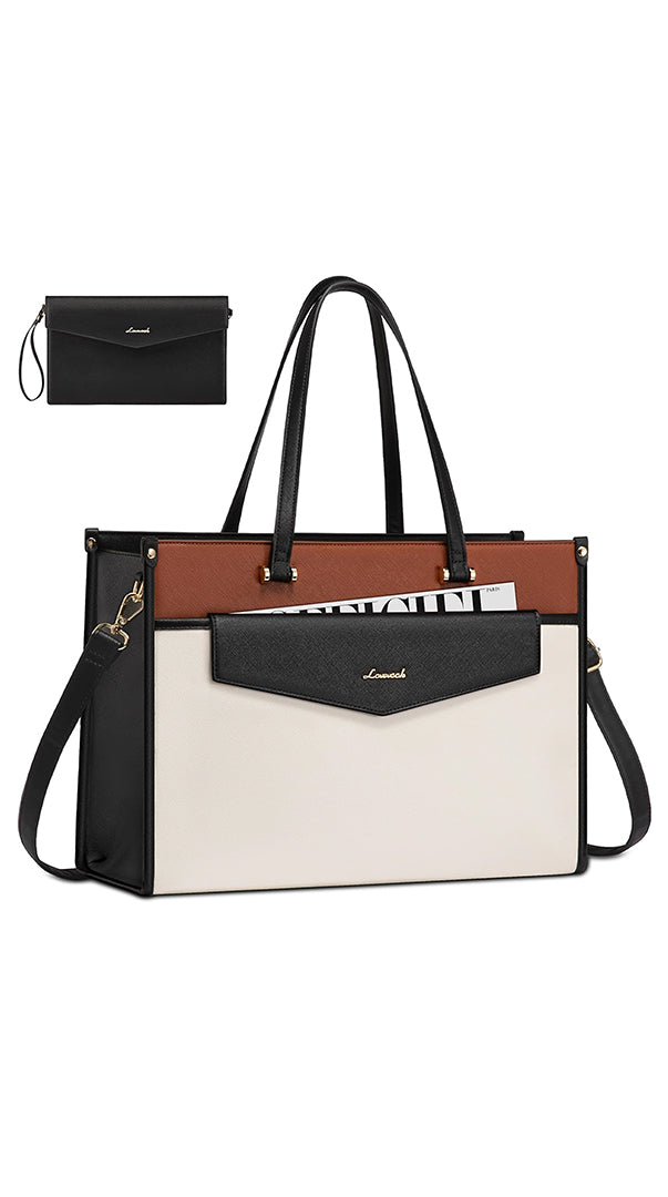 Bolso Maletín Cuero 15.6