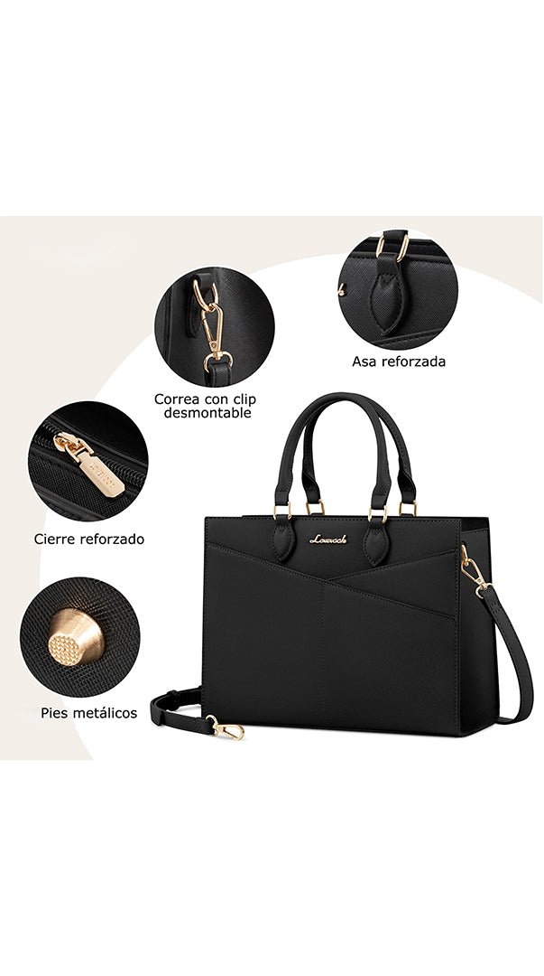 Bolso Crossbody para Mujer, Bolsa Blanca Elegante con Asa Superior