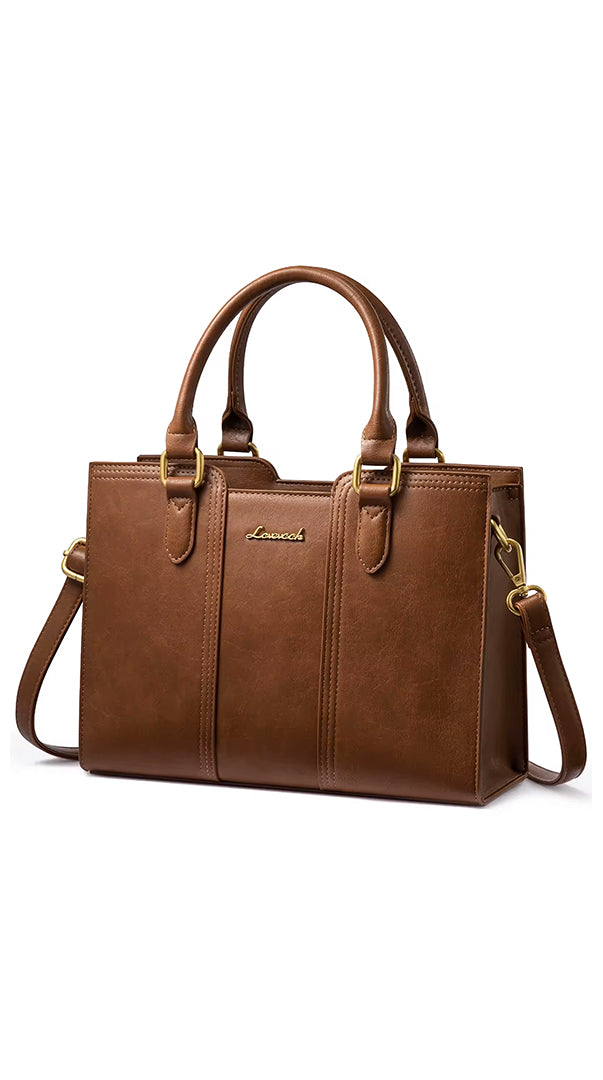 Bolso para Mujer, Bolsa de Mano mediana y Crossbody de Cuero PU de Alta Calidad
