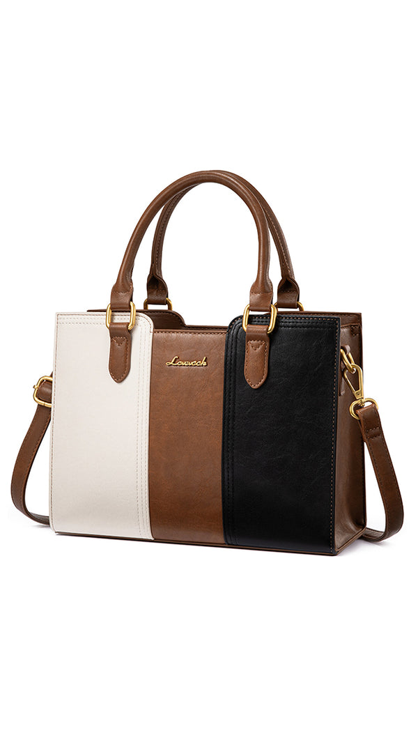 Bolso para Mujer, Bolsa de Mano mediana y Crossbody de Cuero PU de Alta Calidad