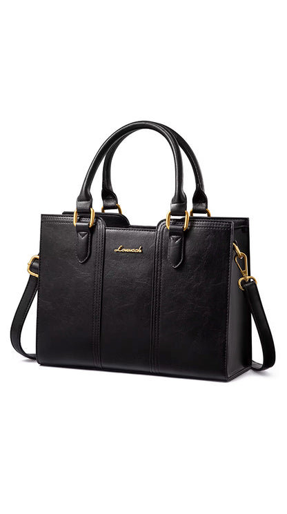 Bolso para Mujer, Bolsa de Mano mediana y Crossbody de Cuero PU de Alta Calidad