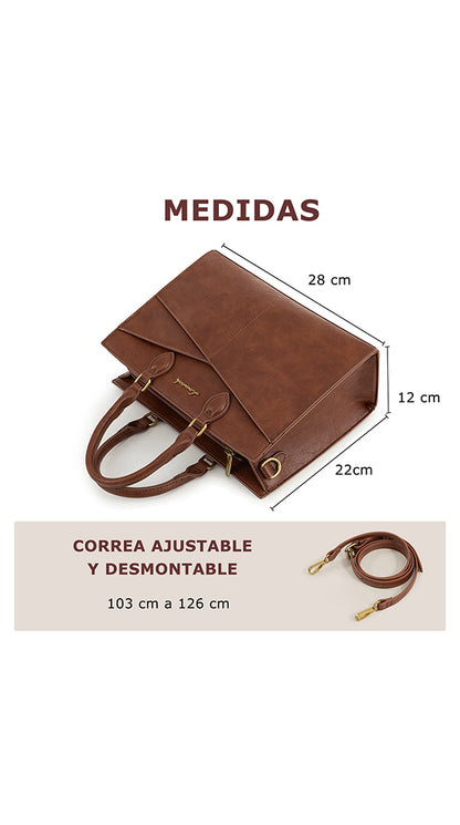 Bolso Crossbody para Mujer, Bolsa Blanca Elegante con Asa Superior
