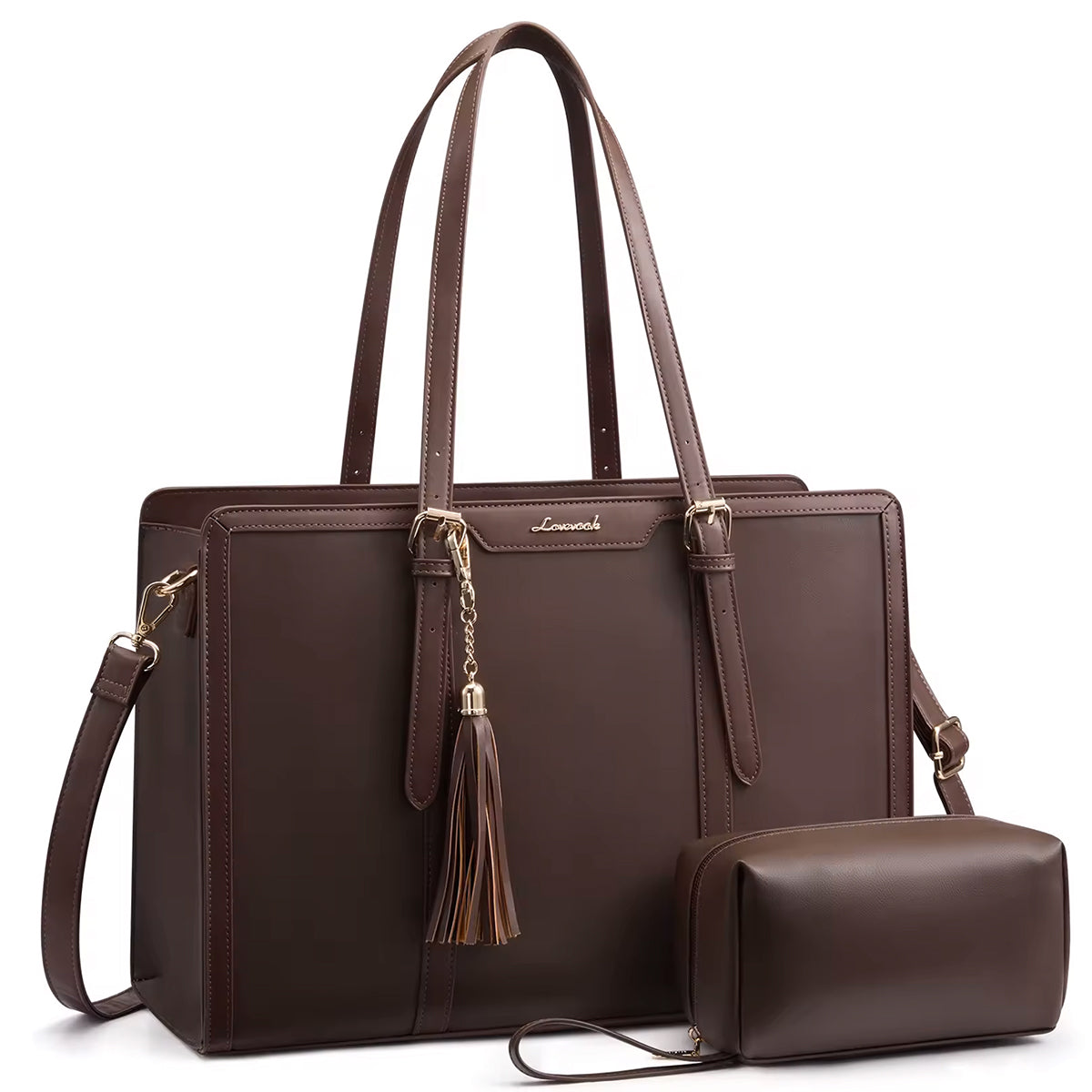 Bolso de Lona con Cuero