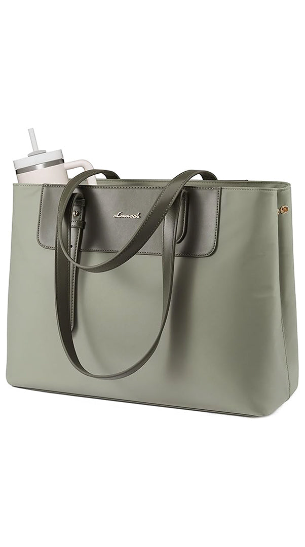Bolsa Tote para Mujer Laptop 15.6", Marrón