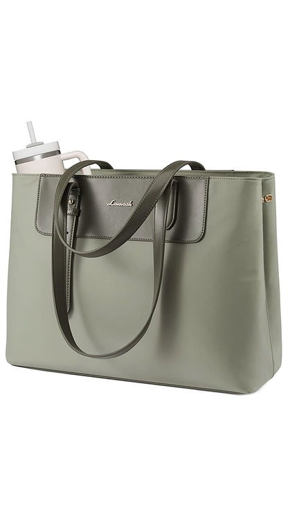 Bolsa Tote para Mujer Laptop 15.6", Marrón