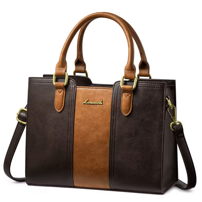 Bolso para Mujer, Bolsa de Mano mediana y Crossbody de Cuero PU de Alta Calidad